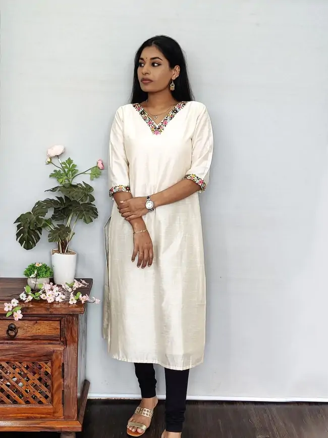 Onam Special Kurti Collections For Women YD10073 - Yaami Designs