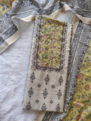 Unstitched salwar suit