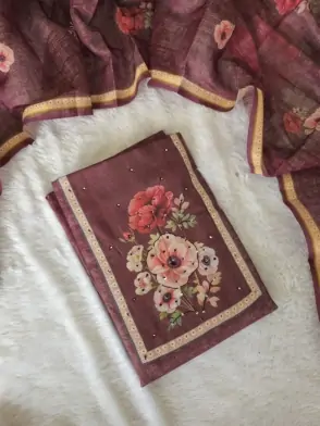 Unstitched salwar suit