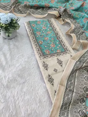 Unstitched salwar suit